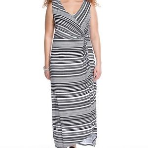 NWT. Lane Bryant striped maxi dress